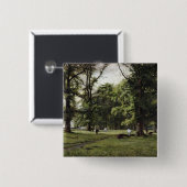 De Elm Walk Vierkante Button 5,1 Cm (Voorkant /achterkant)