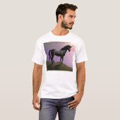 De Elusive Black Unicorn T-shirt (Voorkant volledig)
