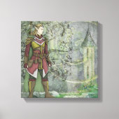 De Elven Wanderer geeft terug Canvas Afdruk (Voorkant)