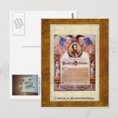 De emancipatieproclamatie briefkaart (Voorkant / Achterkant)