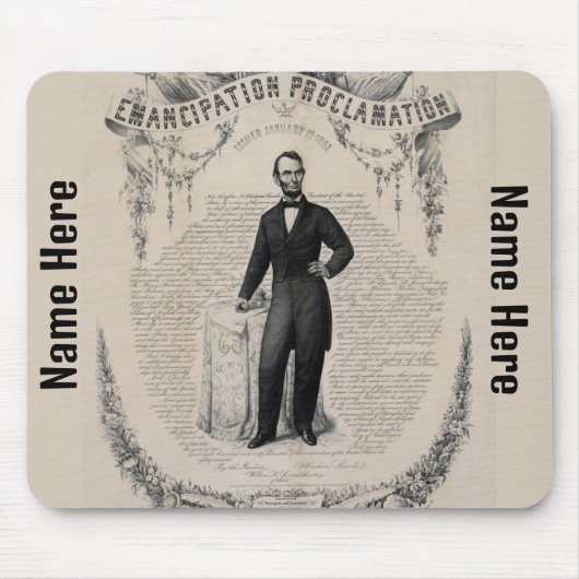 De Emancipatieproclamatie Muismat (Voorkant)