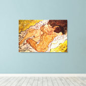 De Embrace, 1917 Canvas Afdruk (Insitu (Houten vloer))