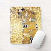 De embrace van Gustav Klimt schilderkunst Muismat (Met muis)