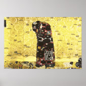 De embrace van Gustov Klimt Art Print (Voorkant)