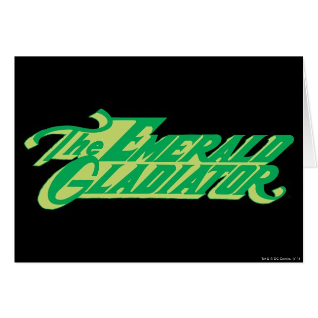 De Emerald Gladiator (Voorkant Horizontaal)