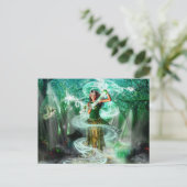 De Emerald Guardian Briefkaart (Staand voorkant)