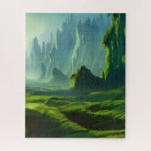 De Emerald Valley Fantasy Art Legpuzzel (Verticaal)