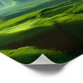 De Emerald Valley Fantasy Art Poster (Hoek)