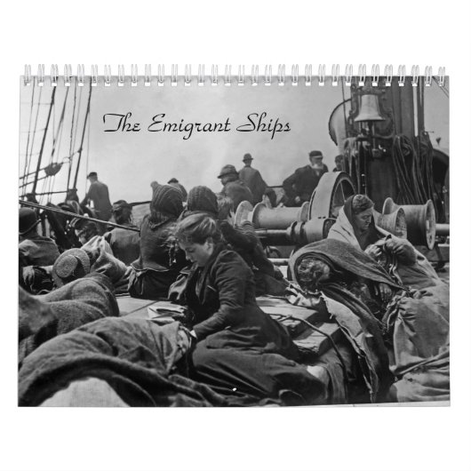 De emigrantenschepen kalender (Hoes)
