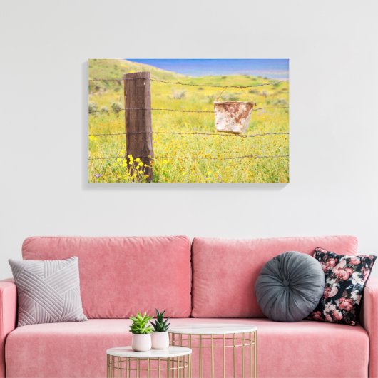 De emmer! canvas afdruk (Insitu (Woonkamer))