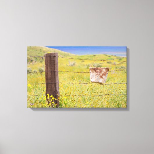 De emmer! canvas afdruk (Voorkant)