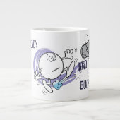 De emmer intrappen grote koffiekop (Voorkant)