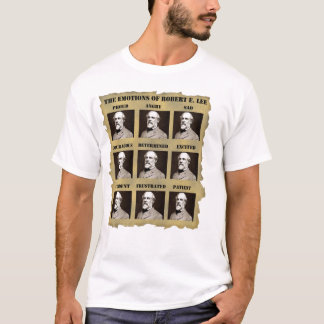 De emoties van Robert E. Lee T-shirt