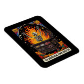 De Emotional Dumpster Fire Tarot Kaart Magnet Magneet (Rechterzijde)