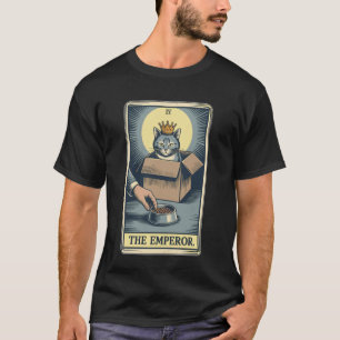 De Emperors Kat Tarotkaart Kat In Doos Liefhebber T-shirt