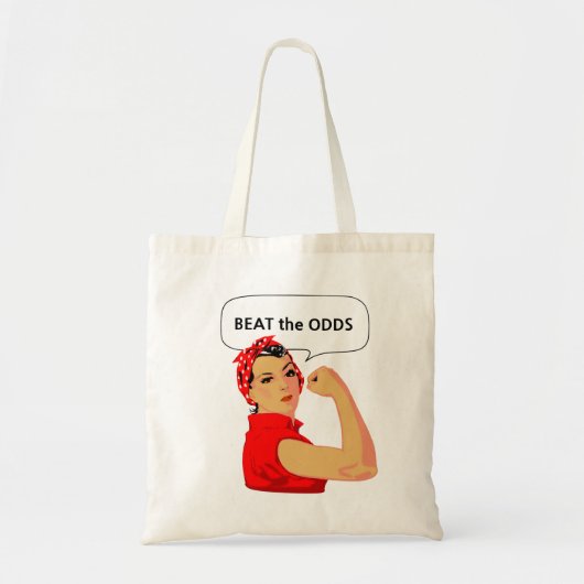 De empowerment en het slaan van de bewerkbare teks tote bag (Voorkant)