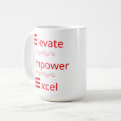 De Empowerment-mok Koffiemok (Voorkant links)