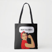 De empowerment van de vrouw & slaan de bewerkbare tote bag (Voorkant)