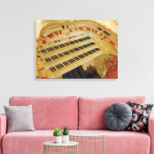 De Empress Ballroom Wurlitzer Console Canvas Afdruk (Insitu (Woonkamer))