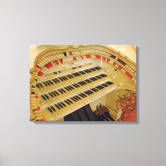 De Empress Ballroom Wurlitzer Console Canvas Afdruk (Voorkant)