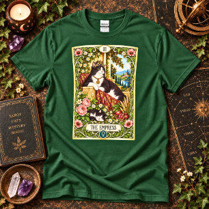 De Empress Cat Tarot - Overvloed en Gratie T-shirt