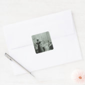 De Empress Josephine onthult de profetie Vierkante Sticker (Envelop)