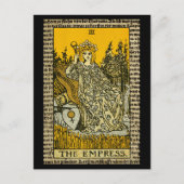 De Empress Tarot Briefkaart (Voorkant)