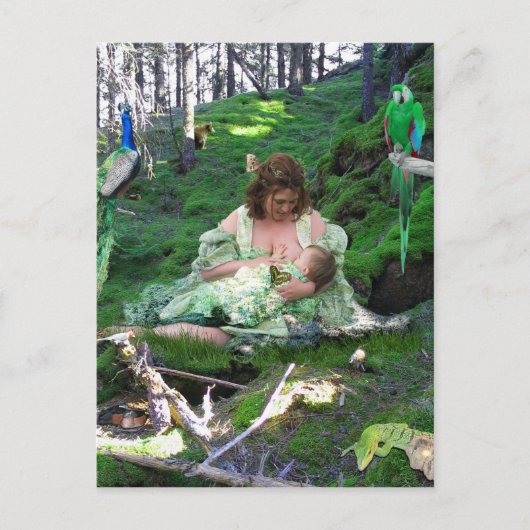 De Empress Tarot Card Art Briefkaart (Voorkant)