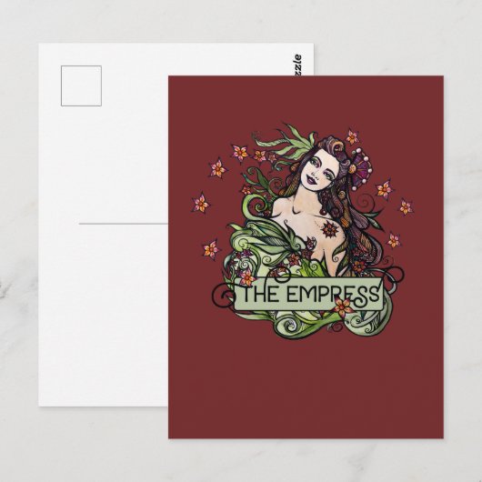 De Empress Tarot-kaart Briefkaart (Voorkant / Achterkant)