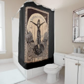 De Empress Tarot-kaart Douchegordijn (In situ)