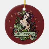De Empress Tarot-kaart Keramisch Ornament (Voorkant)
