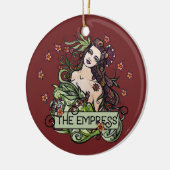 De Empress Tarot-kaart Keramisch Ornament (Links)