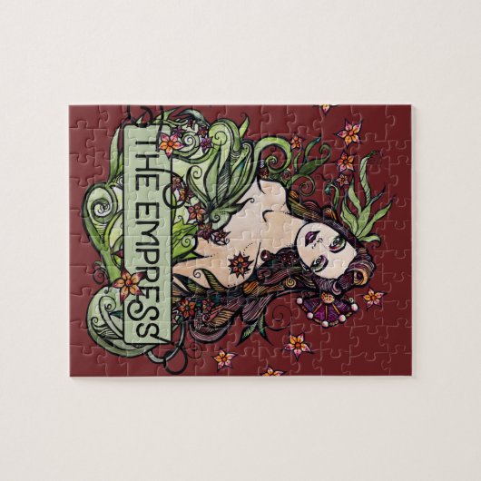 De Empress Tarot-kaart Legpuzzel (Horizontaal)