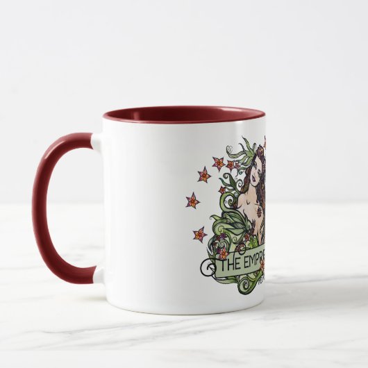 De Empress Tarot-kaart Mok (Links)