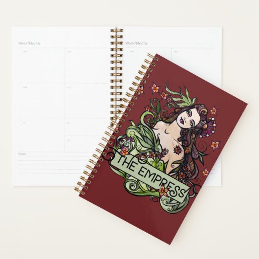 De Empress Tarot-kaart Planner (Display)