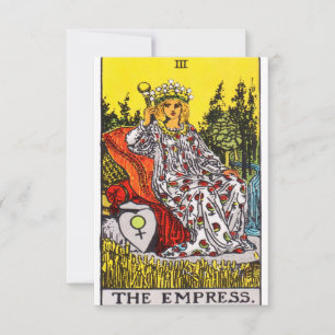De Empress Tarot-kaart Save The Date