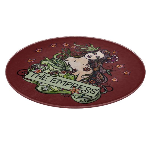 De Empress Tarot-kaart Snijplank (Hoek)