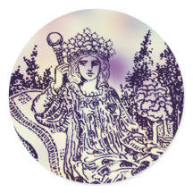 De Empress Tarot Kaart Sticker