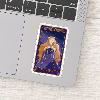 De Empress Tarot Kaart Sticker