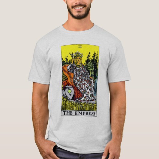 De Empress Tarot-kaart T-shirt (Voorkant)