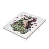 De Empress Tarot-kaart Tegeltje (Zijkant)