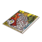 De Empress Tarot-kaart Tegeltje (Zijkant)