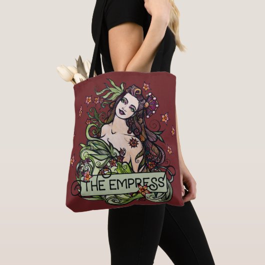 De Empress Tarot-kaart Tote Bag (Dichtbij)