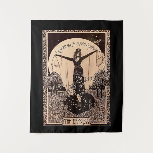 De Empress Tarot-kaart Wandkleed (Voorkant)