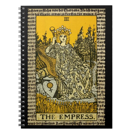 De Empress Tarot Notitieboek (Voorkant)