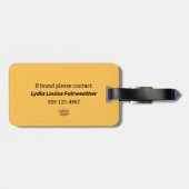 De Empress tarotkaart grote arcana Bagagelabel (Achterkant horizontaal)