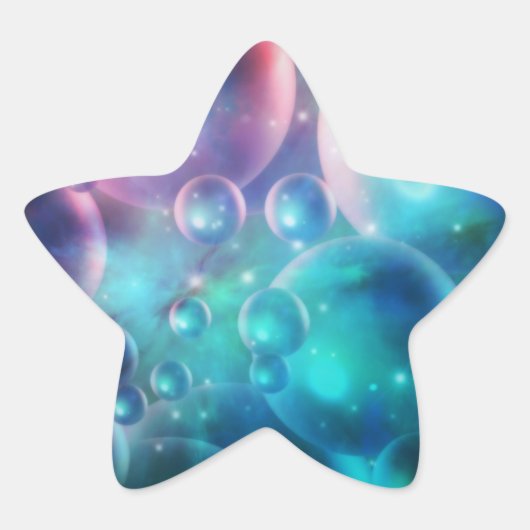 De Empyrean Stream-stickers omlaag Ster Sticker (Voorkant)