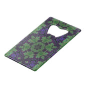 De Enchanted Fern Wheel Bottle Opener Creditkaart Flessenopener (Voorkant Gekanteld)