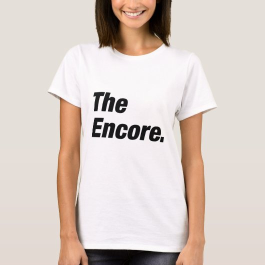De Encore T-shirt (Voorkant)