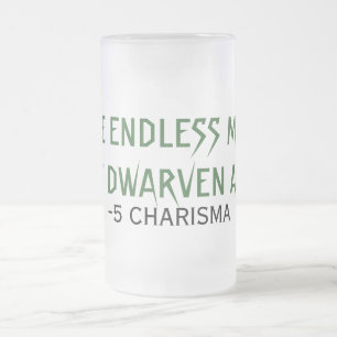 DE ENDLESS MUGOF DWARVEN ALE MATGLAS BIERPUL